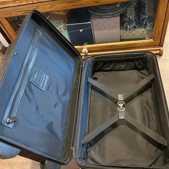 Coach Signature Black luggage suitcase